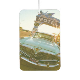 Berühmtes Blue Swallow Motel an der Route 66 Autolufterfrischer