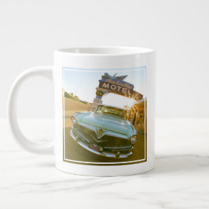Berühmtes Blue Swallow Motel an der Route 66 Jumbo-Tasse