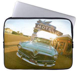 Berühmtes Blue Swallow Motel an der Route 66 Laptopschutzhülle