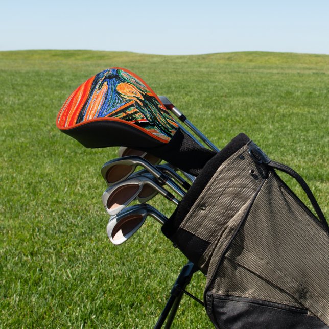 Berühmtes Gemälde, Der Schrei, Edvard Munch Golf Headcover (In SItu)