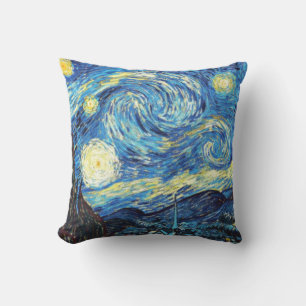 Berühmtes Gemälde von Van Gogh, Sternennacht Kissen
