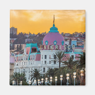 Berühmtes Luxushotel Hotel Negresco in Nizza Fran Magnet