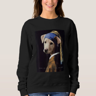 Berühmtes Malmädchen mit Perlenohrring und C Sweatshirt