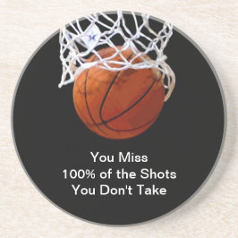 Berühmtes Motivierend Zitat Basketball Getränkeuntersetzer