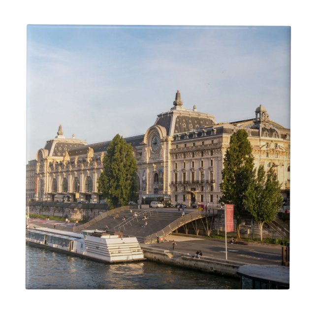 Berühmtes Musée d'Orsay - Paris, Frankreich, Europ Fliese (Vorderseite)