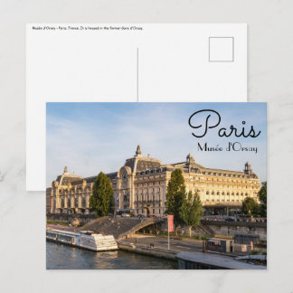 Berühmtes Musée d'Orsay - Paris, Frankreich, Europ Postkarte