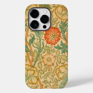 Berühmtes Muster von William Morris Pink und Rose Case-Mate iPhone 14 Pro Hülle