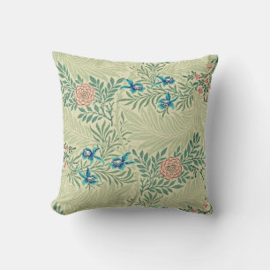 Berühmtes Muster von William Morris's Larkspur Kissen