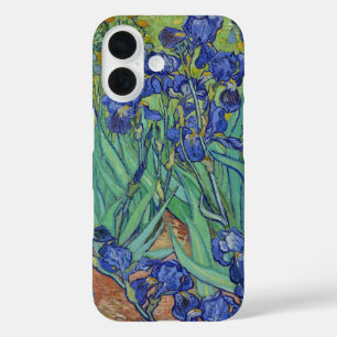 Berühmtes Ölbild Blaue Schwertlilien von Van Gogh iPhone 16 Hülle