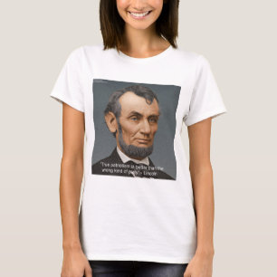 Berühmtes patriotisches Zitat von Abe Lincoln T-Shirt