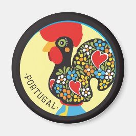 Berühmtes Rooster von Barcelos Nr. 06 Magnet