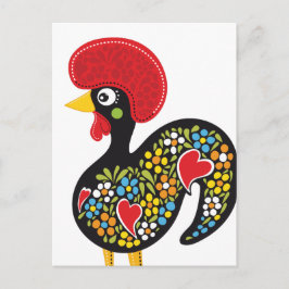 Berühmtes Rooster von Barcelos Portugal Nr. 07 Postkarte