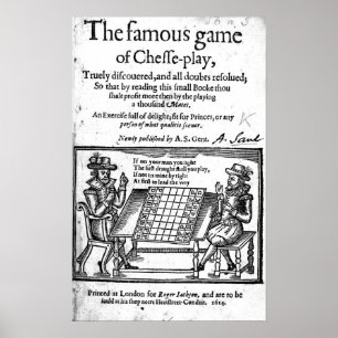 Berühmtes Schachspiel, 1614 Poster