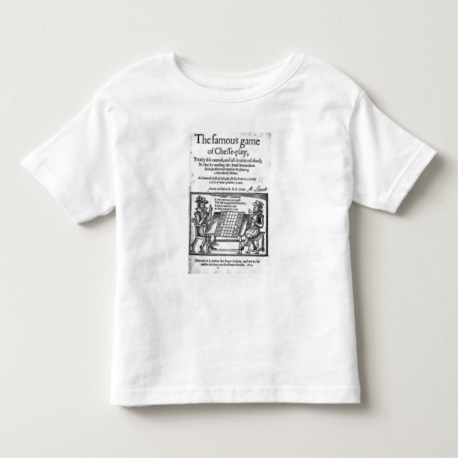 Berühmtes Spiel von Schach, 1614 Kleinkind T-shirt (Vorderseite)