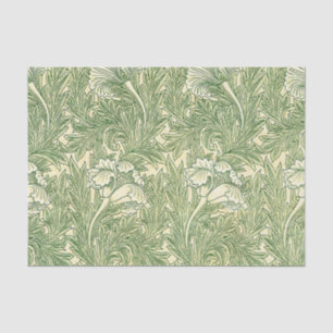 Berühmtes Tulpenmuster von William Morris Seidenpapier