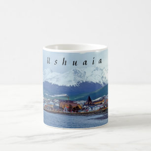 Berühmtes Ushuaia - Tierra del Fuego, Argentinien Kaffeetasse