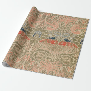 Berühmtes Vogel-Muster von William Morris Geschenkpapier