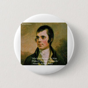 Berühmtes Zitat von Robert Burns Button