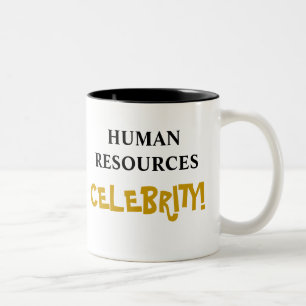 Berühmtheit der Humanressourcen Anpassbarer Name Zweifarbige Tasse