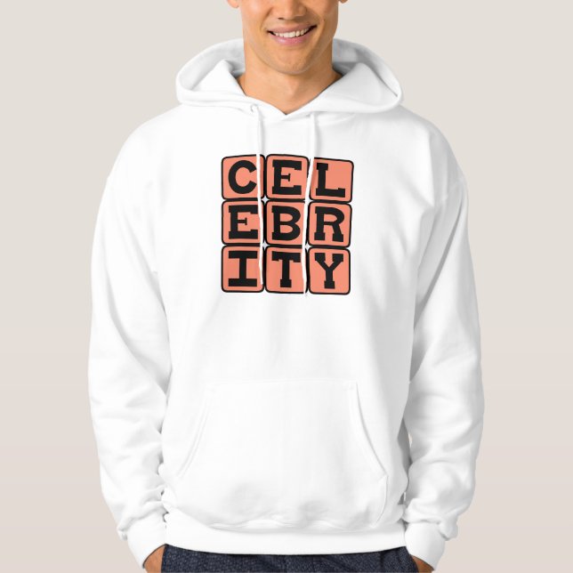 Berühmtheit Hoodie (Vorderseite)