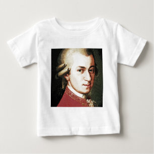 Berühmtheiten Wolfgang Amadeus Mozart Baby T-shirt