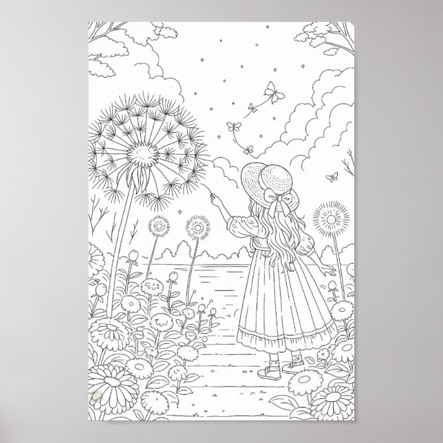 Berühre das Licht Poster (Vorne)