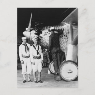 Berühren des Geistes von St. Louis: 1927 Postkarte