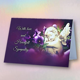 Berühren. Fehlgeburt, Totgeburt, Beileid Karte