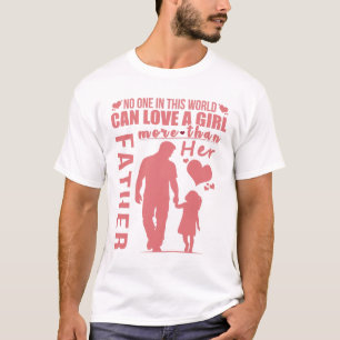 Berührendes Shirt der Vatertochter Wahre Liebe s