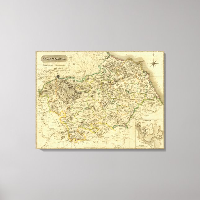Berwickshire Leinwanddruck (Vorderseite)