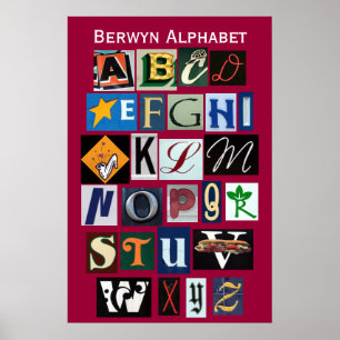 Berwyn Alphabet Poster