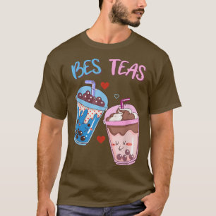 Bes Teas Cute Bubble tea love Kawaii Boba Drinks75 T-Shirt