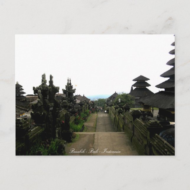Besakih - Bali - Indonesien Postkarte (Vorderseite)