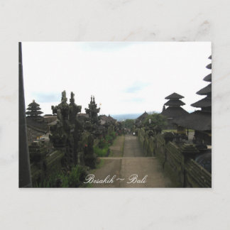 Besakih Temple Bali Postcard Postkarte