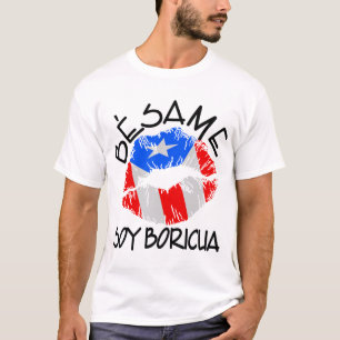 Besame Sojabohnenöl Boricua küssen mich, den ich T-Shirt