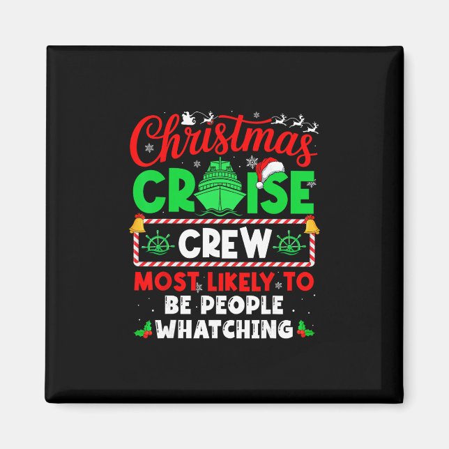 Besatzung auf Weihnachtskreuzfahrt am wahrscheinli Magnet (Vorne)