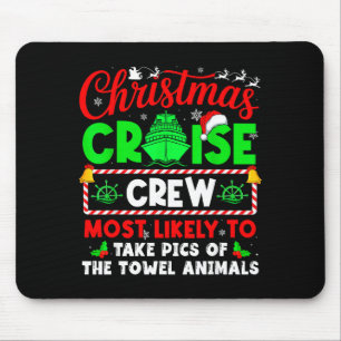 Besatzung auf Weihnachtskreuzfahrt, die höchstwahr Mousepad
