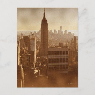 Beschädigter Foto-Effekt New York Postkarte