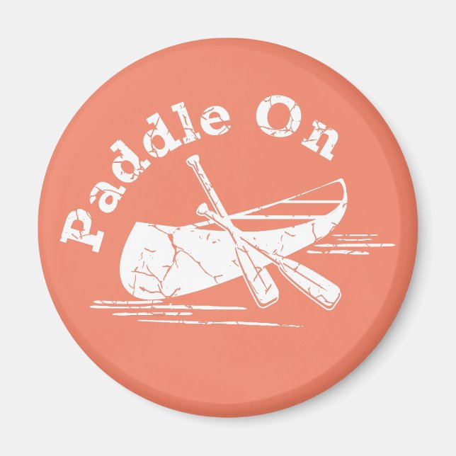 Beschädigtes Paddel beim Design - Magnet (Vorne)