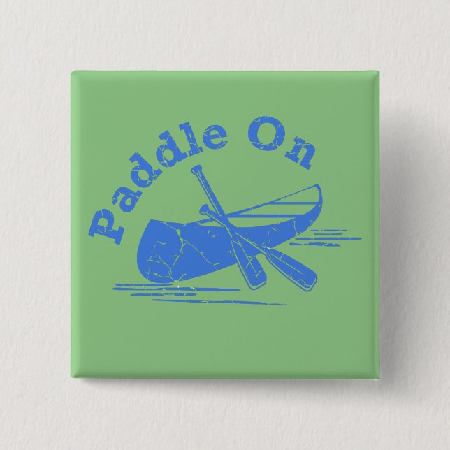 Beschädigtes Paddel beim Design - Schaltfläche Pla Button (Vorderseite)