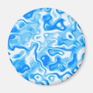 Beschaffenheit des blauen Wassers Magnet
