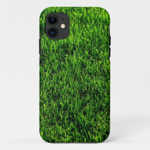 Beschaffenheit des grünen Grases von einem iPhone 11 Hülle