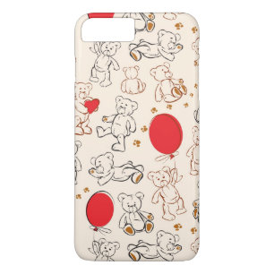Beschaffenheit mit Teddybären Case-Mate iPhone Hülle