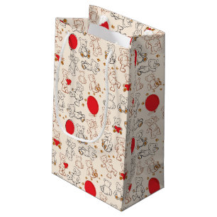 Beschaffenheit mit Teddybären Kleine Geschenktüte