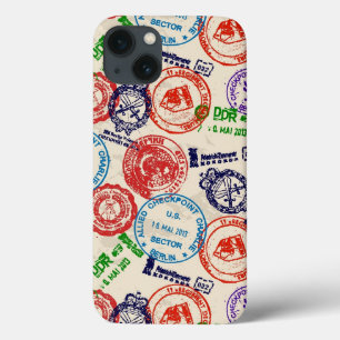 Beschaffenheit mit wirklichen Stempeln Case-Mate iPhone Hülle