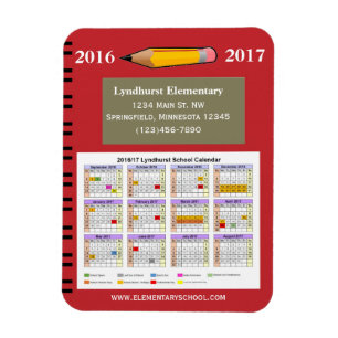 Beschaffenschulkalender Magnet
