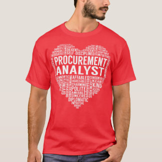 Beschaffungsanalyst Herz T-Shirt