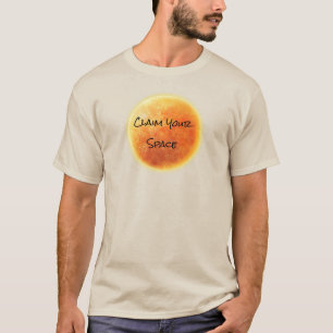 "Beschäftige deinen Raum" Fetter, stärkender Risin T-Shirt