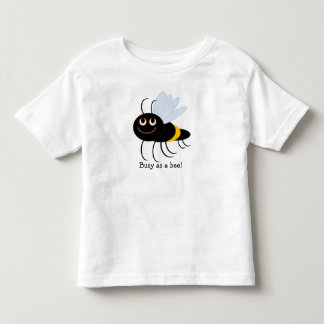 beschäftigt als BienenstuzAboutBees Cotton Kleinki Kleinkind T-shirt