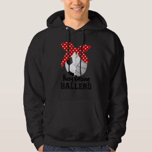 Beschäftigt mit der Erziehung von Ballspielern Fuß Hoodie